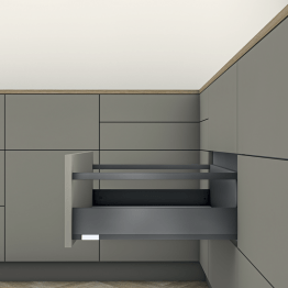 MERIVOBOX tiroir E avec tube gris orion mat