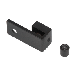 Fixation pour bouton de vitrine