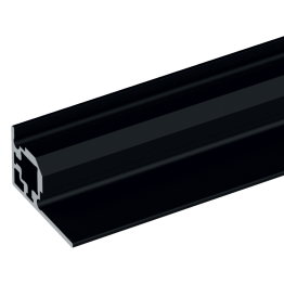 Profil CADRO vitrine et tablette bois