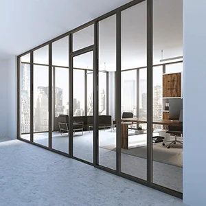 Glazen scheidingswanden