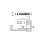 Tourillon QUICKFIT TL2 Ø8 mm