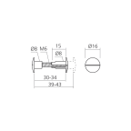 Verbindungsschraube M6