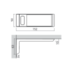Kit 3 spots en applique 12 V