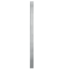 Structure pour porte coulissante double placage
