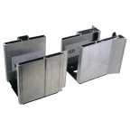 Structure pour porte coulissante double placage