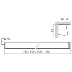 LED opbouwlichtlijst 12 V OSAKA