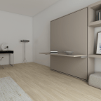 Verticaal opklapbed met 1 tafel