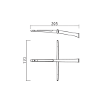 Einzelbrillenhalter STILO FD