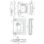 Unsichtbares magnetisches Bolzenschloss