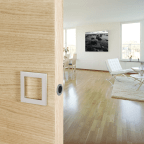 Poignée carrée pour porte coulissante