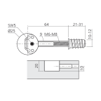 Verbinder ZIPBOLT für Zargen
