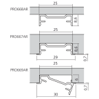 Profiel 25 x 8