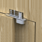 Pivot/taatsdeurscharnier inox 80 kg