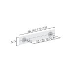 Greep QUADRA aluminium