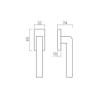Fenstergriff QUADRA
