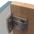 Charnière pour panneau compact