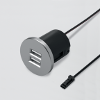Mini-USB-Steckdose, rund