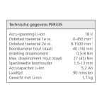 Draadloze schroefboormachine C18 Set