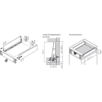 Attaches façade à l'anglaise TANDEMBOX hauteur K