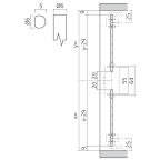 Tringle Ø6 mm