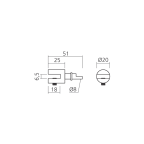 Tablarklemmhalter DOT 1