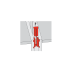 Attaches avant pour profil vertical