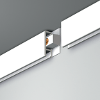 Bevestigingsclip voor wand railprofiel