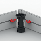 Magnetische clip voor plint