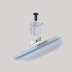 Fixation pour rail