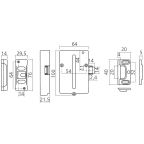 Serrure électronique à carte MIFARE