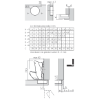 Scharnier CLIP top BLUMOTION 125° voor dikke deur