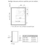 Set telescopische armen AVENTOS HKS TIP-ON