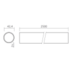 Handlaufrohr Q-LINE