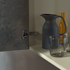 Charnière CLIP top BLUMOTION 95° pour porte épaisse en applique