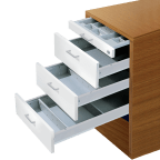 Set Speed Office 3 Schubkästen und 1 Materialauszug