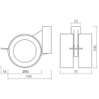 Roulette FORMULA Ø80