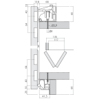 Garnitur PS11 für 1 Tür