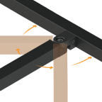 Verbinding CADRO 180° lateraal