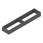Cadre largeur 100 mm design acier