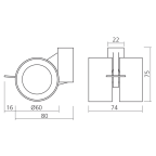 Roulette FORMULA Ø60