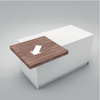 Coulisse intermédiaire pour COU43