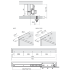 Coulisse intermédiaire pour COU43