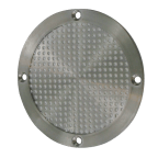 Aérateur rond en applique