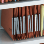 Metallboden für Hängeregister