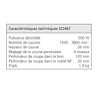 Scie sauteuse pendulaire CARVEX