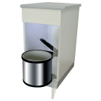 Poubelle ronde 12 L