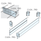 Clip voor plexi rail