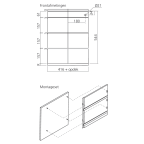 Montageset voor Speed Office N°1, voor 3 laden + 1 pennenlade