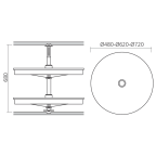 Tourniquet rond standard