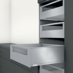 Vorderstück-Set für LEGRABOX Innenauszug Höhe C mit Reling